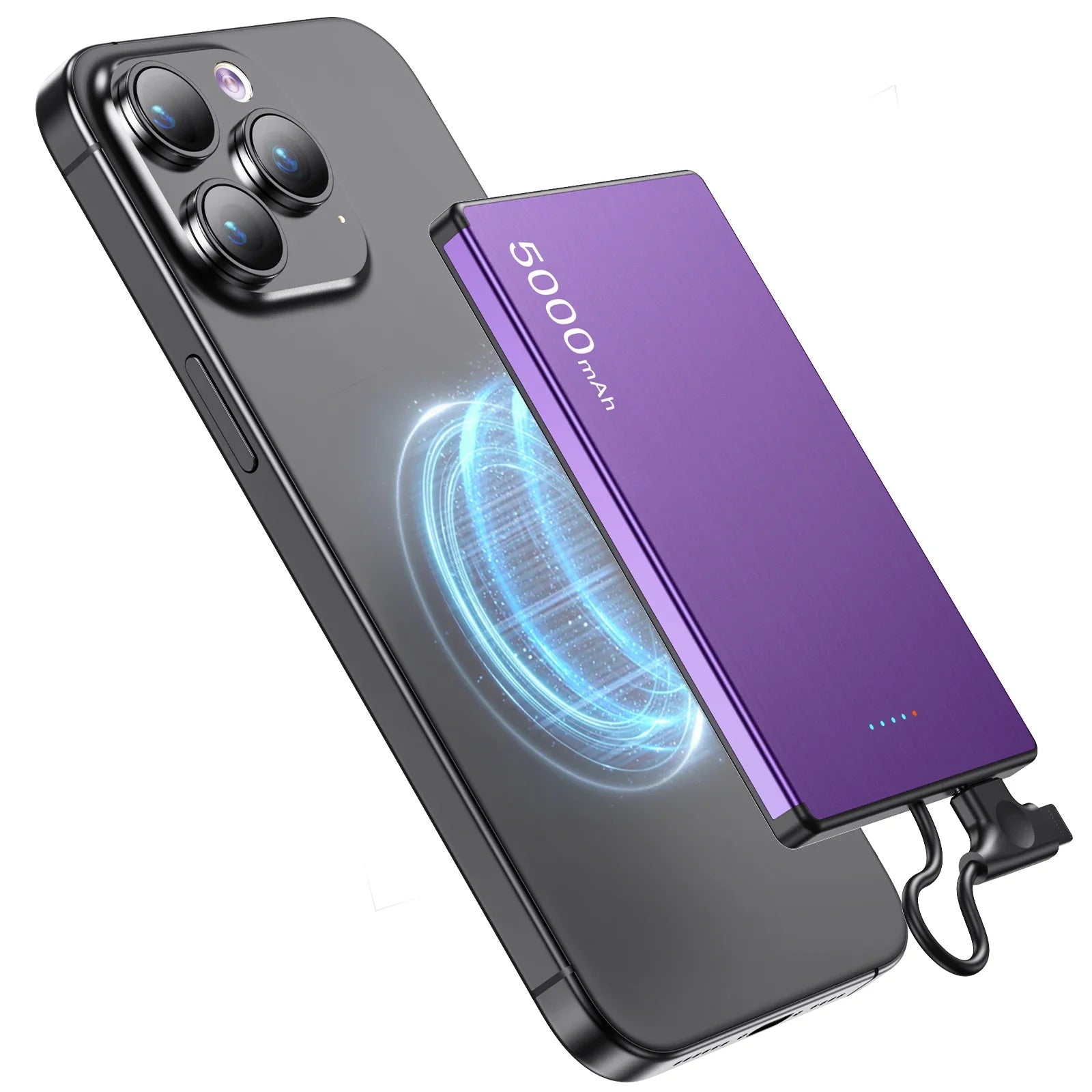 20W Magnetic Power Bank 5000Mah Super Fast Charging Wireless Magsafe Powerbank Battery External Charger for Iphone Xiaomi 14